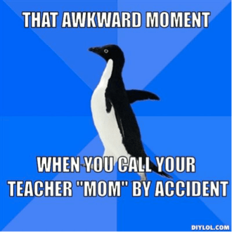 awkward moment