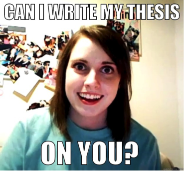My thesis about you