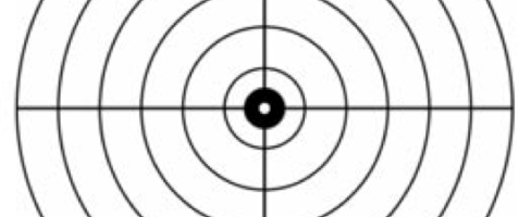Image of target shooting bullseye